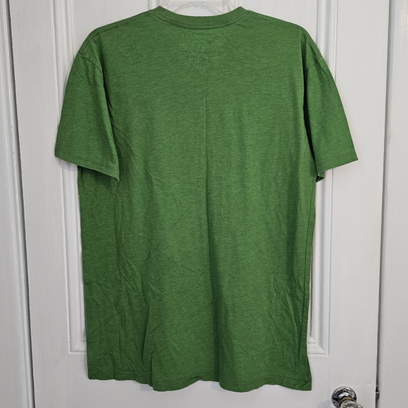 Authentic The KCCO Tee Men's Large "Keep Calm and Chive On" Green Cotton Blend - Picture 2 of 7